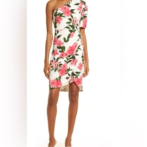 Chelsea28 Dresses & Skirts - Chelsea28 Floral Print One Shoulder Dress